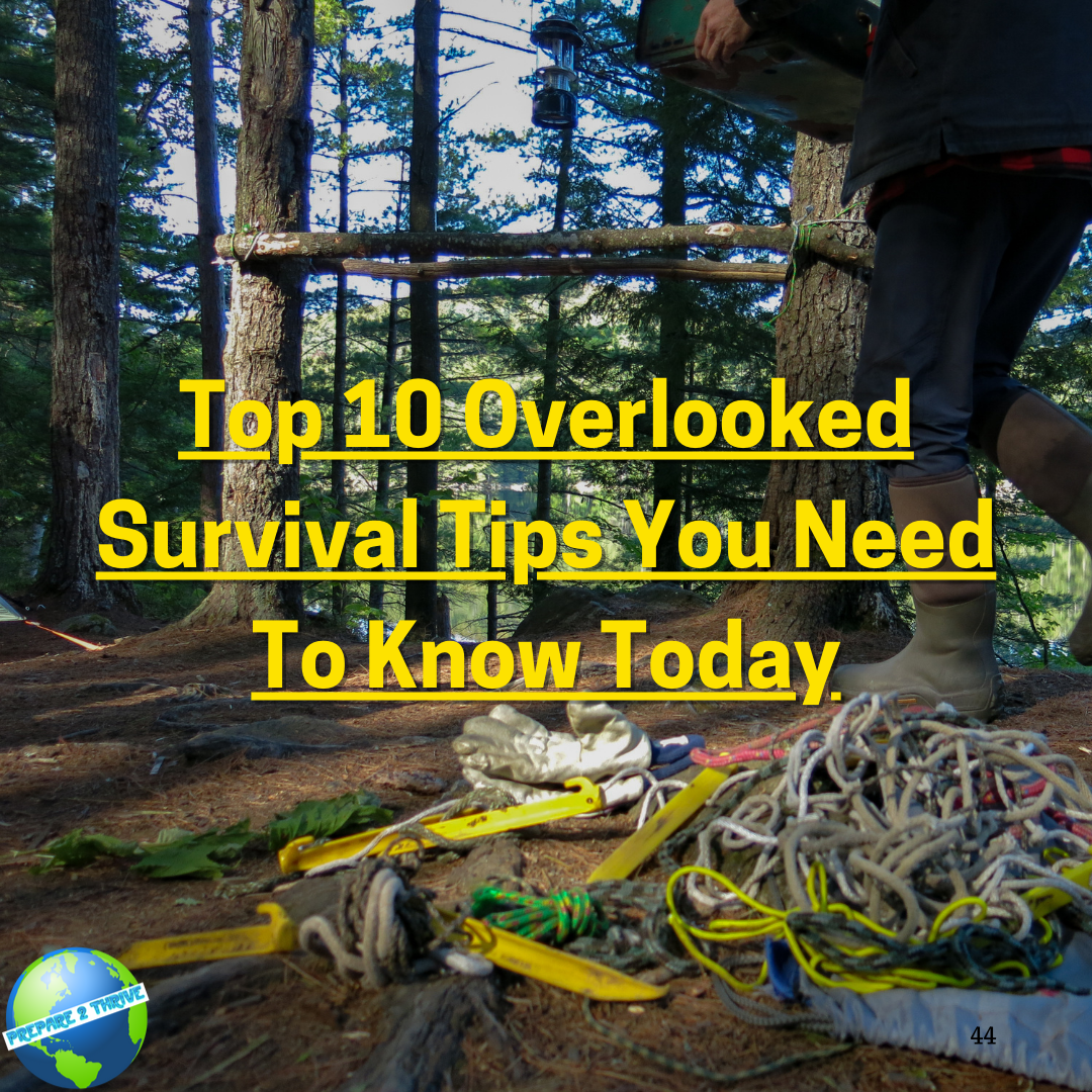 Top 10 Overlooked Survival Tips You Need To Know Today