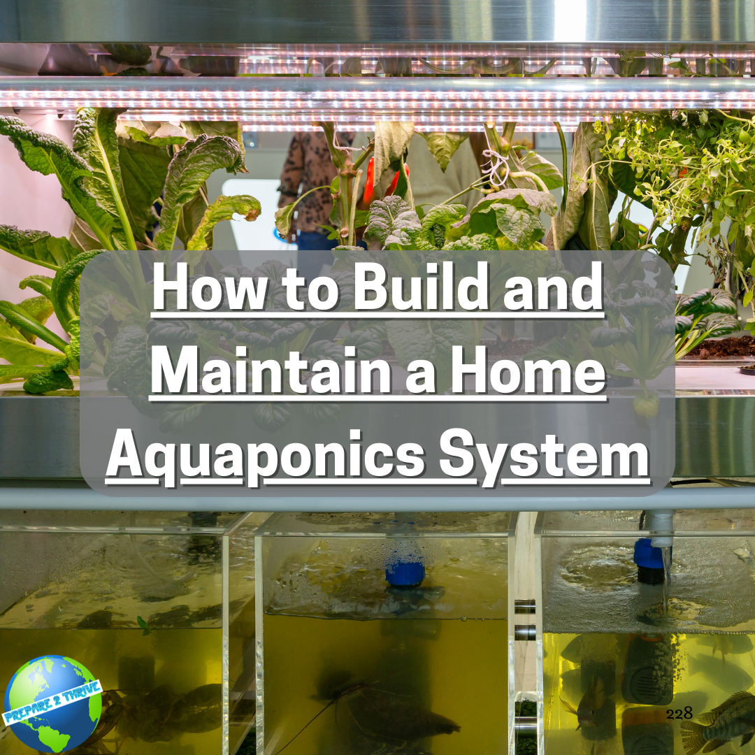 How to Build and Maintain a Home Aquaponics System