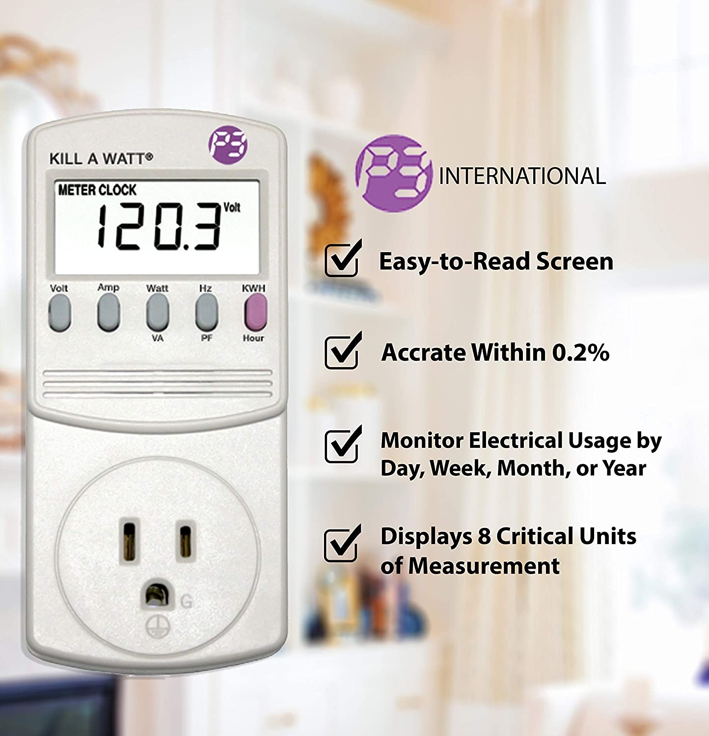Kill-a-Watt measuring tool